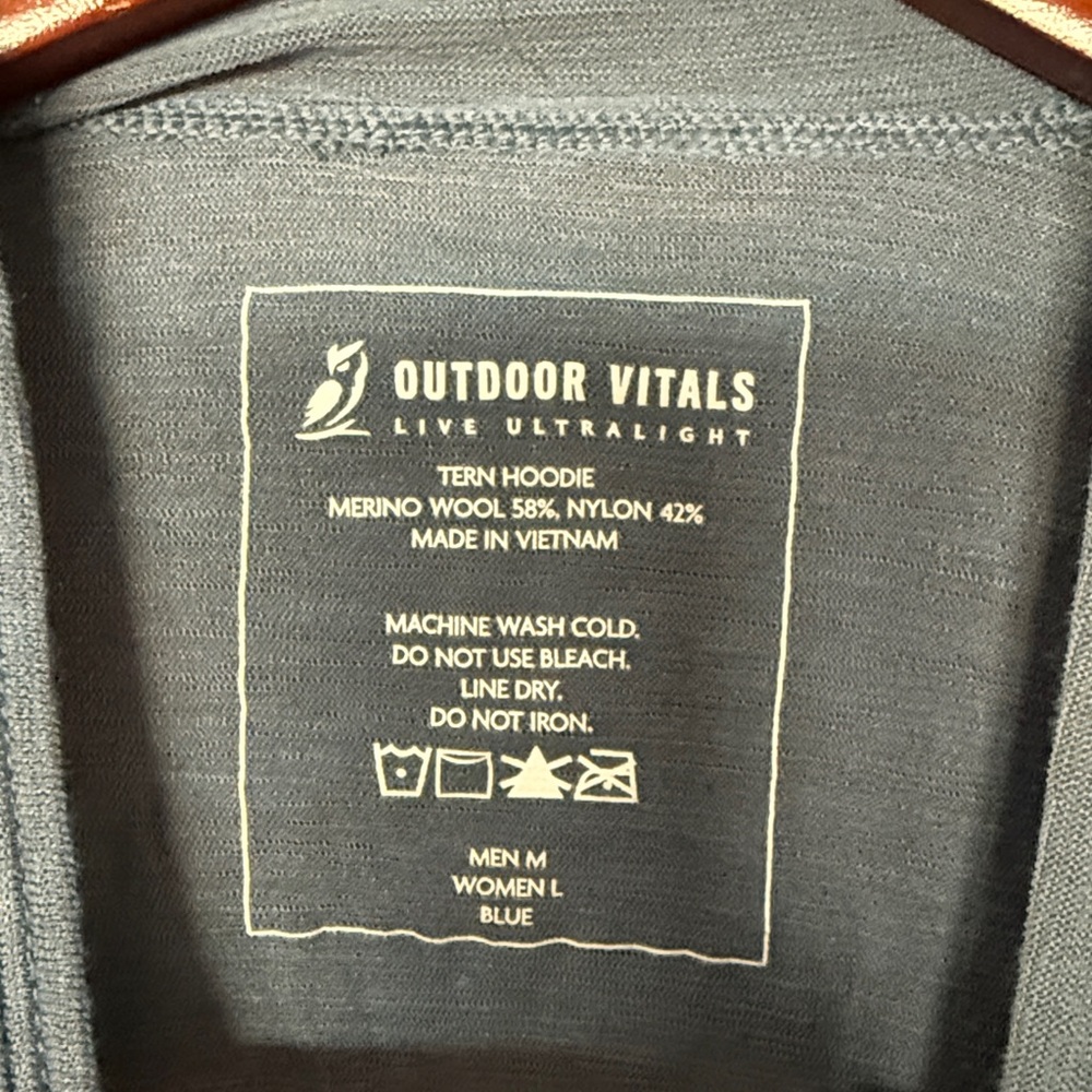 Outdoor Vitals Men's Blue Long Sleeve Shirt - Picture 3 of 4